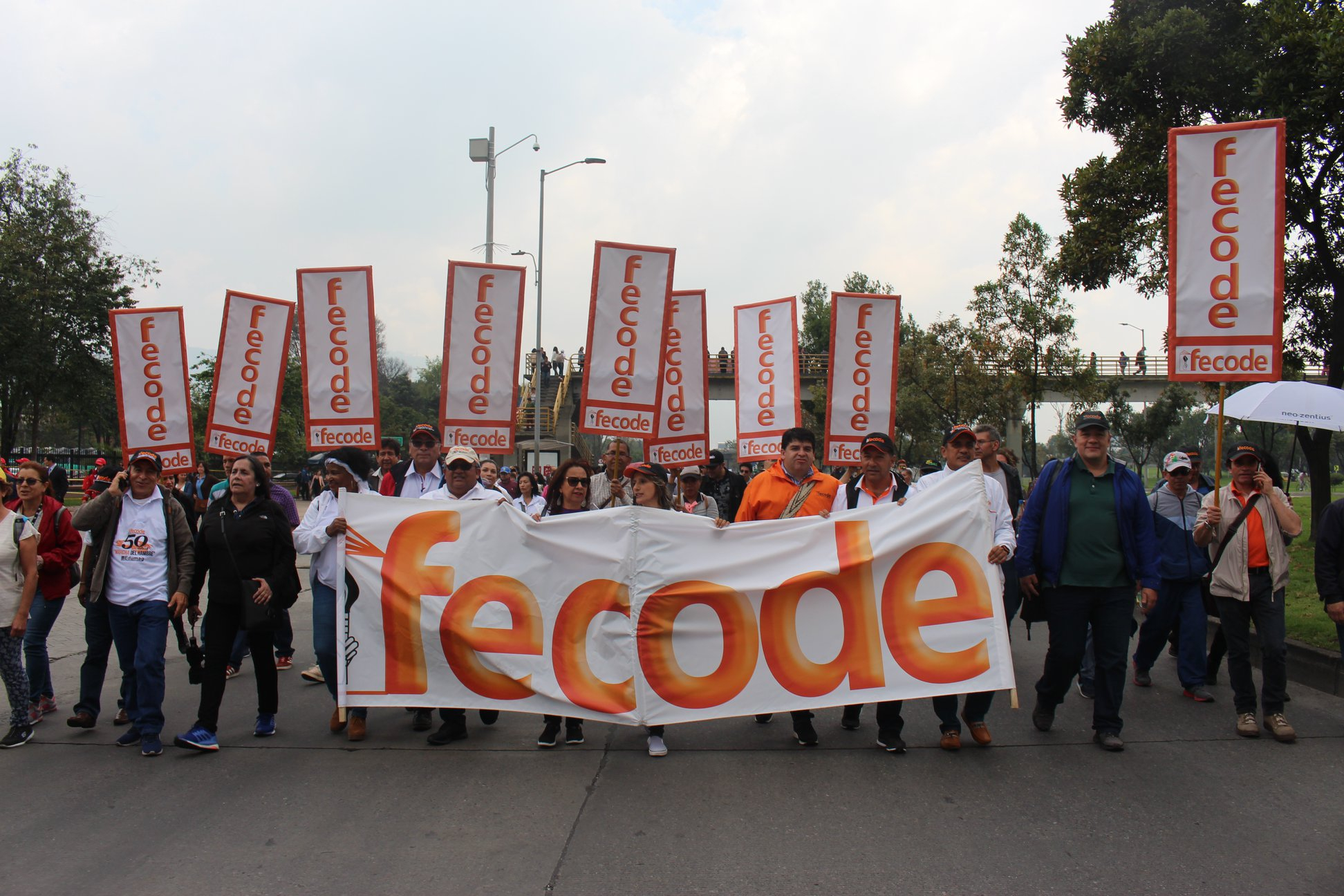 Federación Colombiana de Educadores realizó Paro Nacional de 24 horas