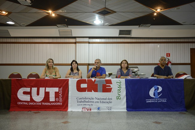 CNTE está en Salvador de Bahía para el Foro Social Mundial