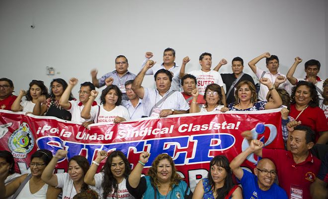 Perú: SUTEP realizó Congreso Nacional Ordinario y eligió nueva dirigencia 