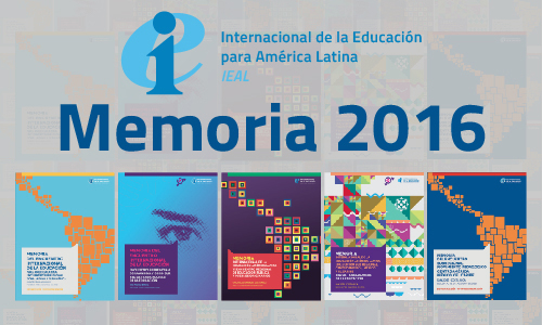 Memoria de actividades Internacional de la Educación América Latina 2016