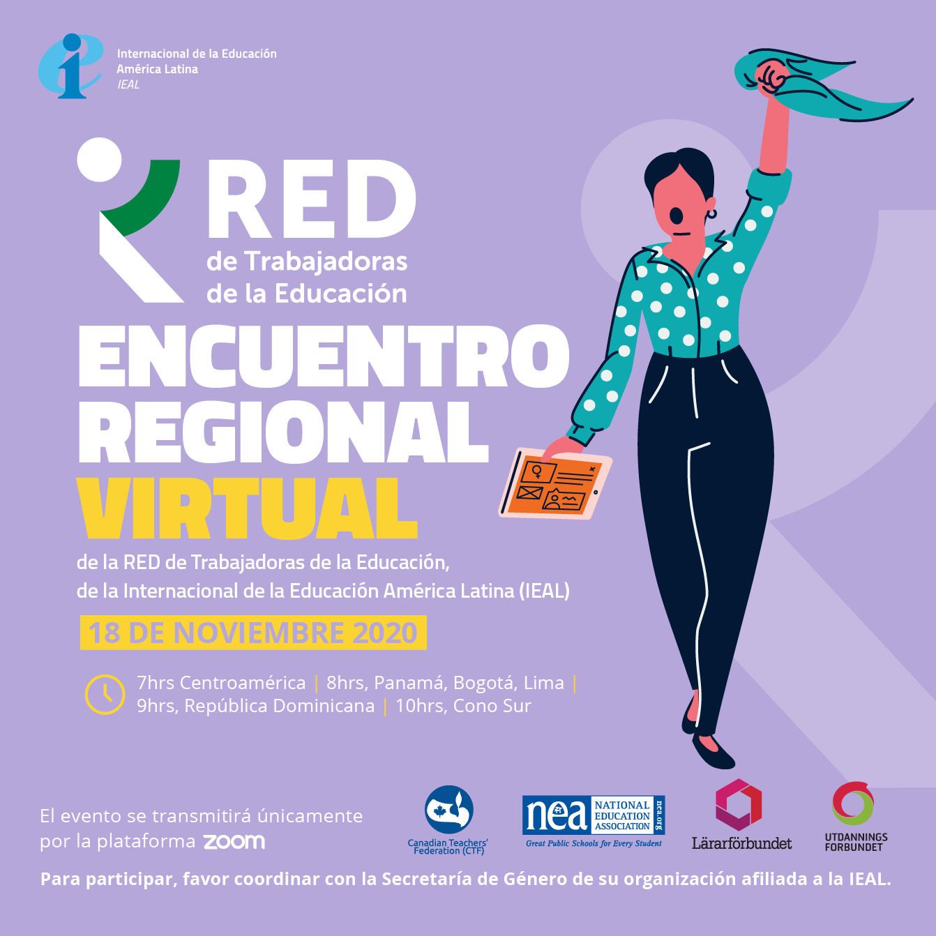Trabajadoras de la educación de América Latina reflexionan sobre sus derechos y el contexto de la pandemia