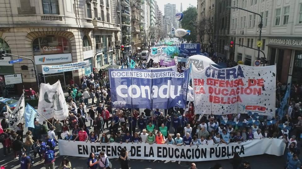 Argentina: Paro Nacional Docente y marcha en defensa de la educación
