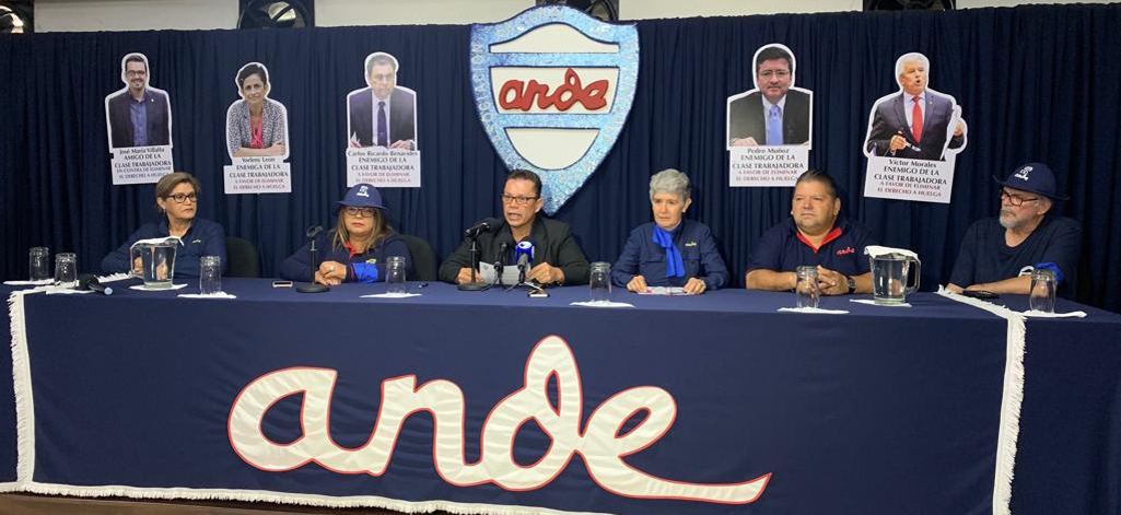 Costa Rica: ANDE solicita intervención de la OIT para evitar violaciones a derechos laborales y sindicales 