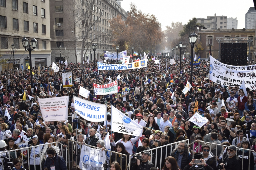 Chile: Colegio de Profesores convoca a cuarta semana de Paro Docente 