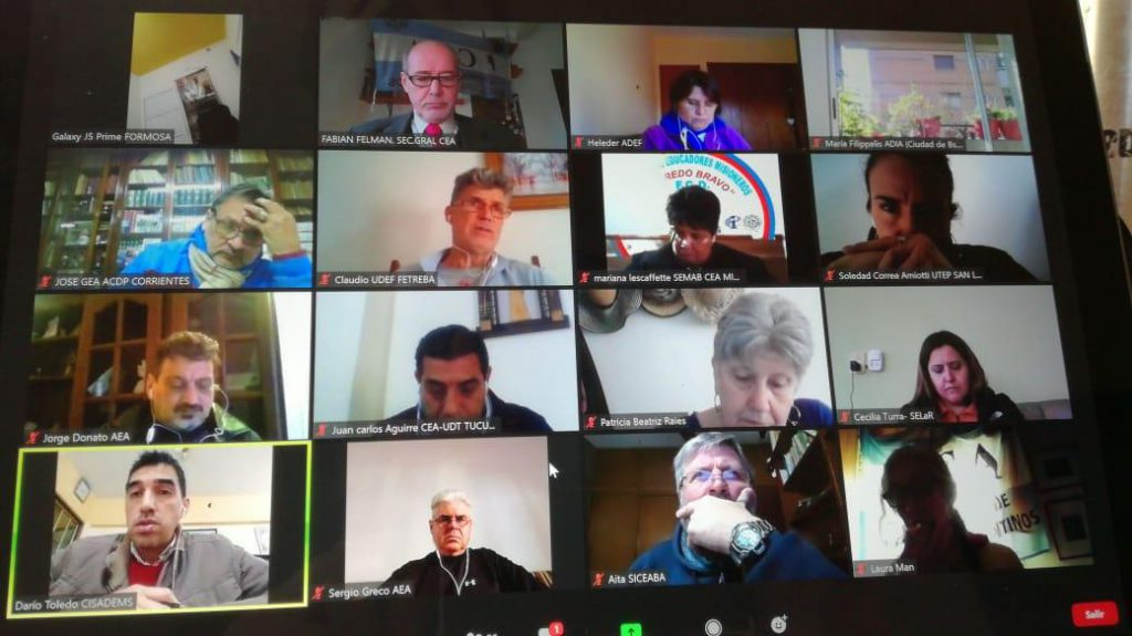 Argentina: CEA realizó Plenario Nacional de Secretarías Generales 