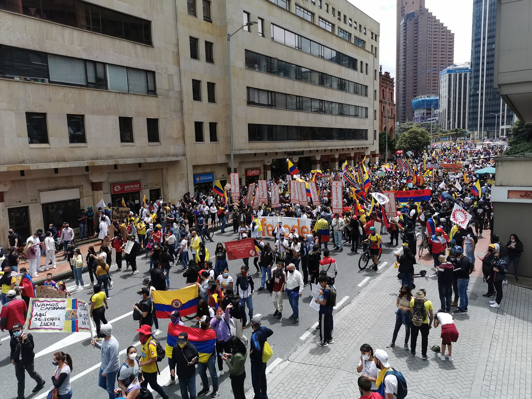 Comité Regional de la IEAL y organizaciones afiliadas condenan la represión en Colombia