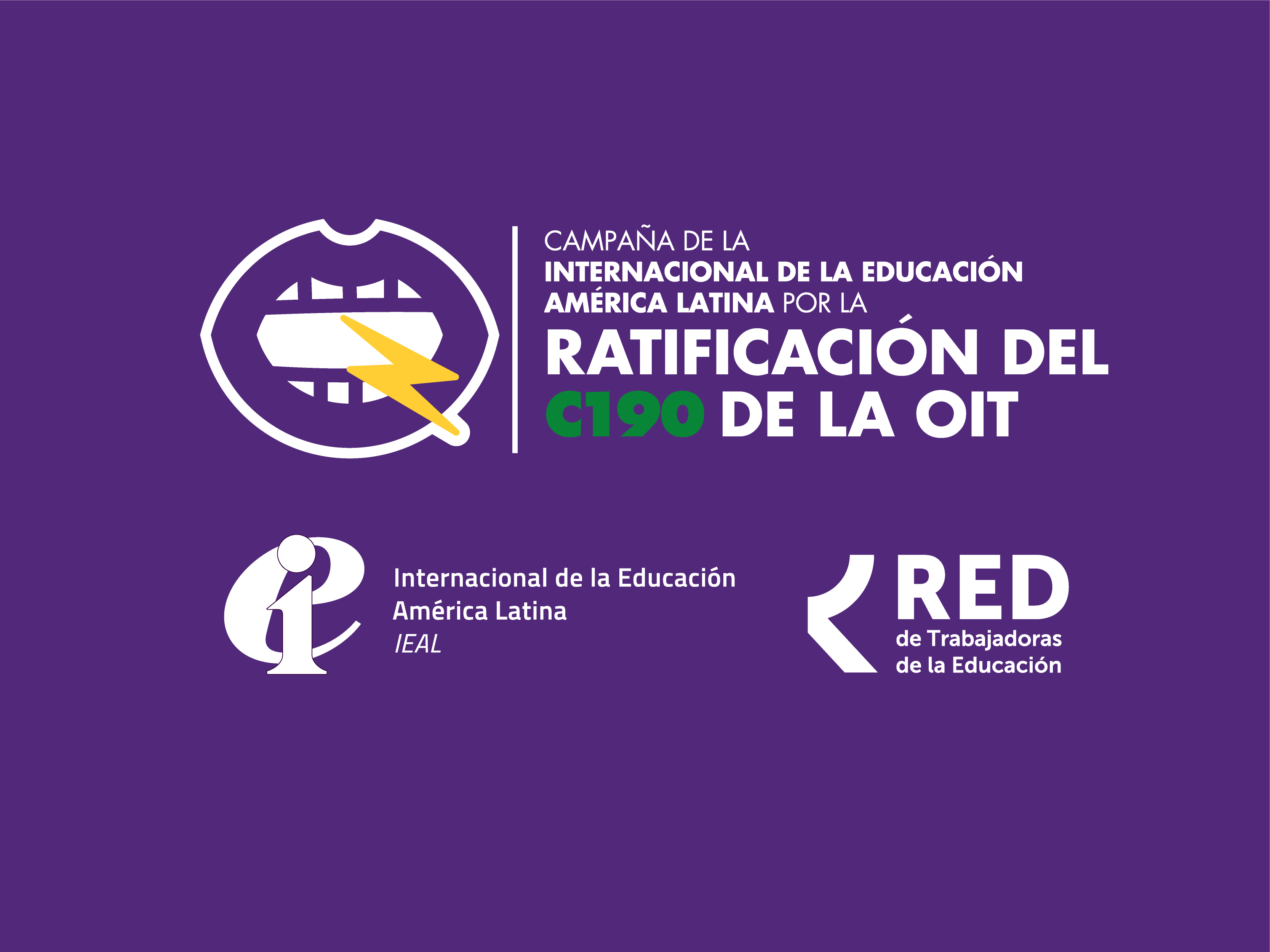 IEAL y la RED de Trabajadoras de la Educación lanzarán campaña por la ratificación del Convenio 190 y la Recomendación 206 de la OIT