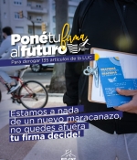 Campaña por referendum de la LUC en Uruguay