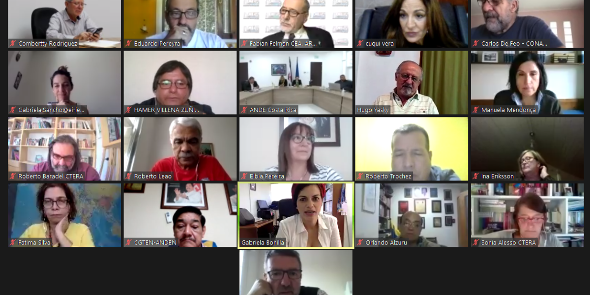 Reunión Comité Regional IEAL, febrero 2021