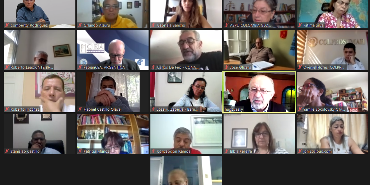 Reunión del Comité Regional IEAL, abril 2021