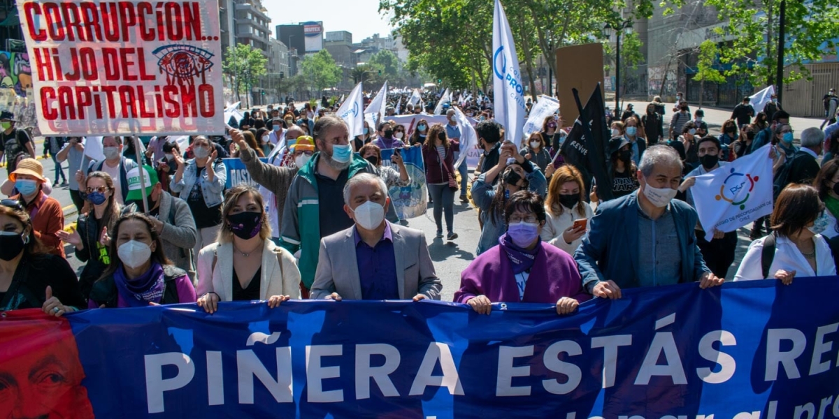 Movilización del Colegio de Profesores y Profesoras