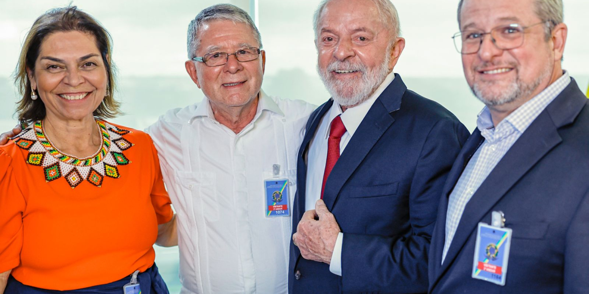 Reunión de la Internacional de la Educación con el Presidente Lula. Foto: Ricardo Stuckert.